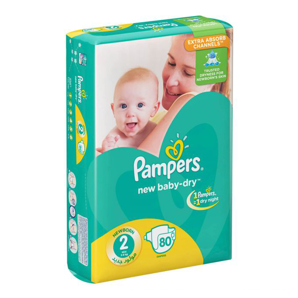 pamper new baby dry 2 80