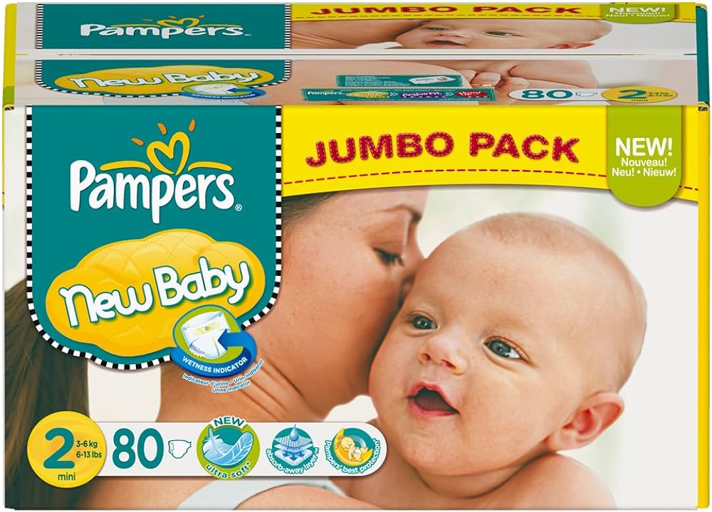 pamper new baby dry 2 80