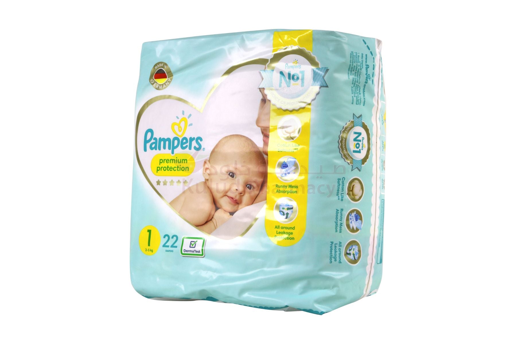 pampers 0 premium care 1 22 szt