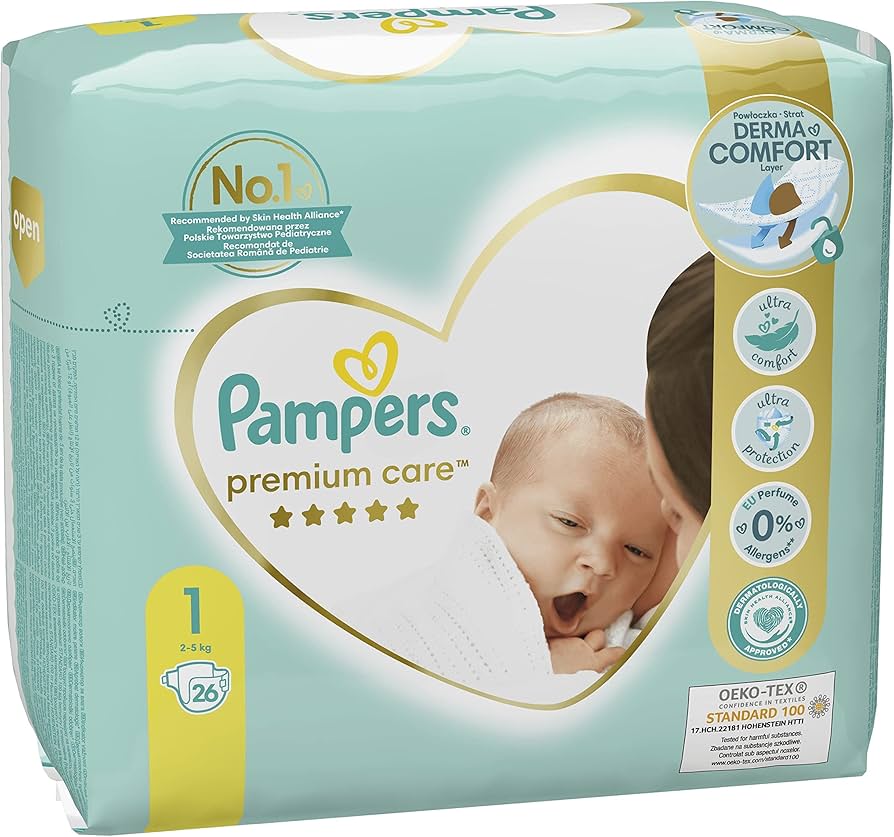 pampers 1 2-5 kg 88sztuk