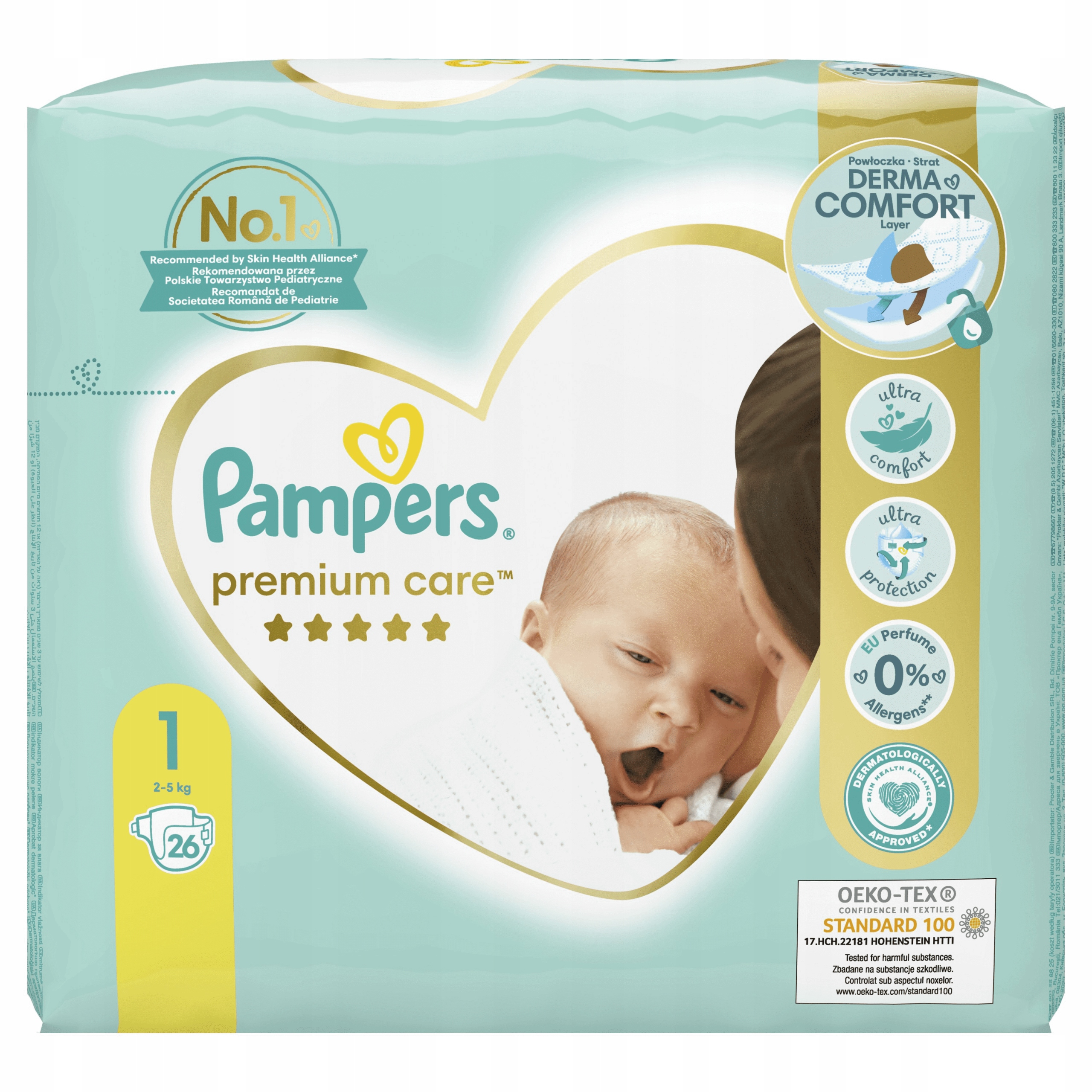 pampers 1 prawidłowe zapięcie