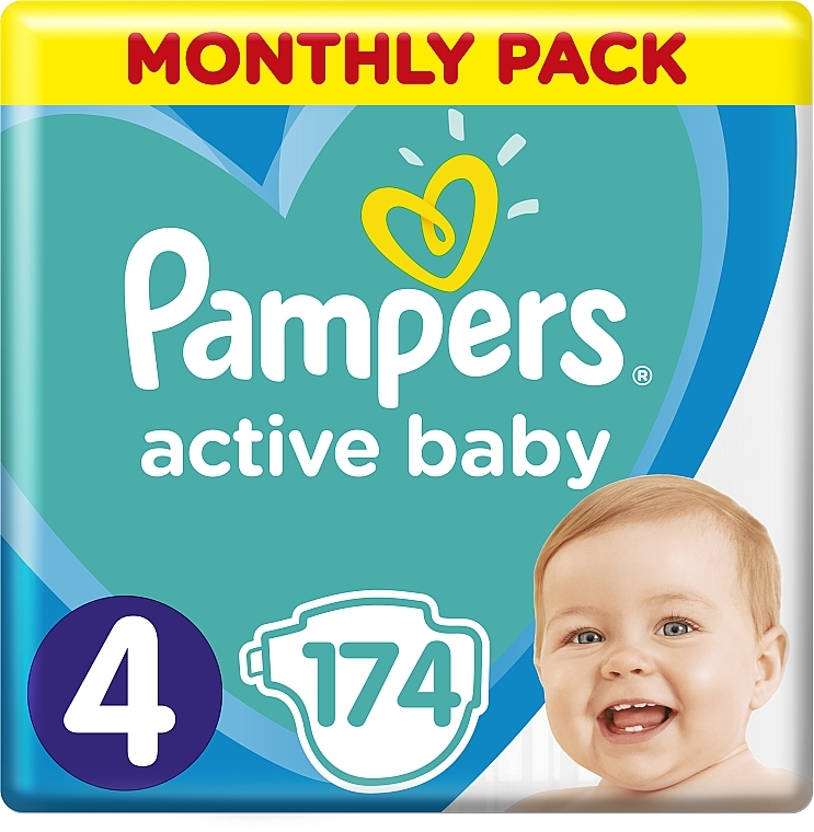 pampers 174 baby active