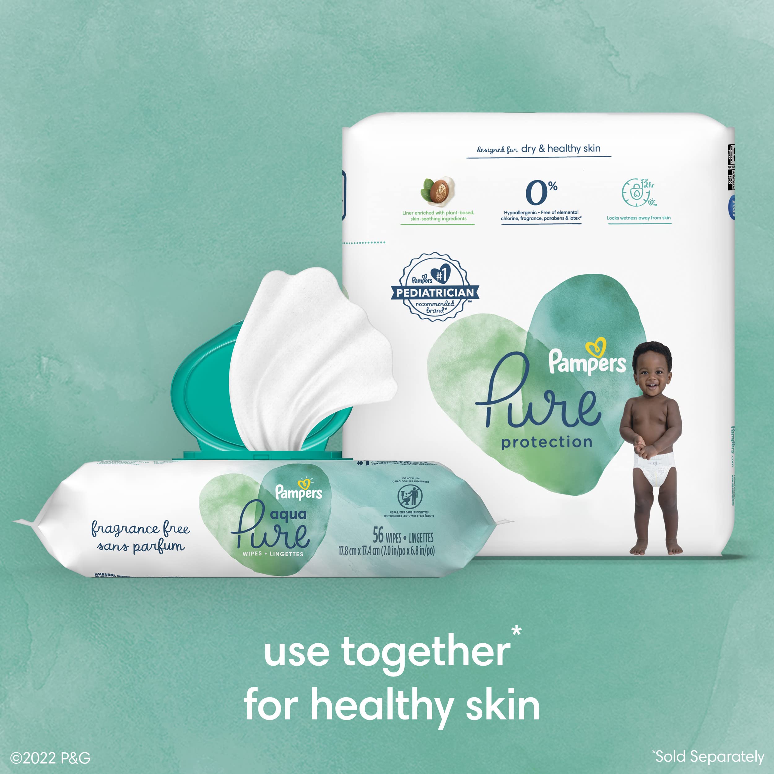 pampers 2 pure protection
