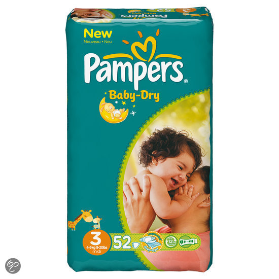 pampers 3 52st