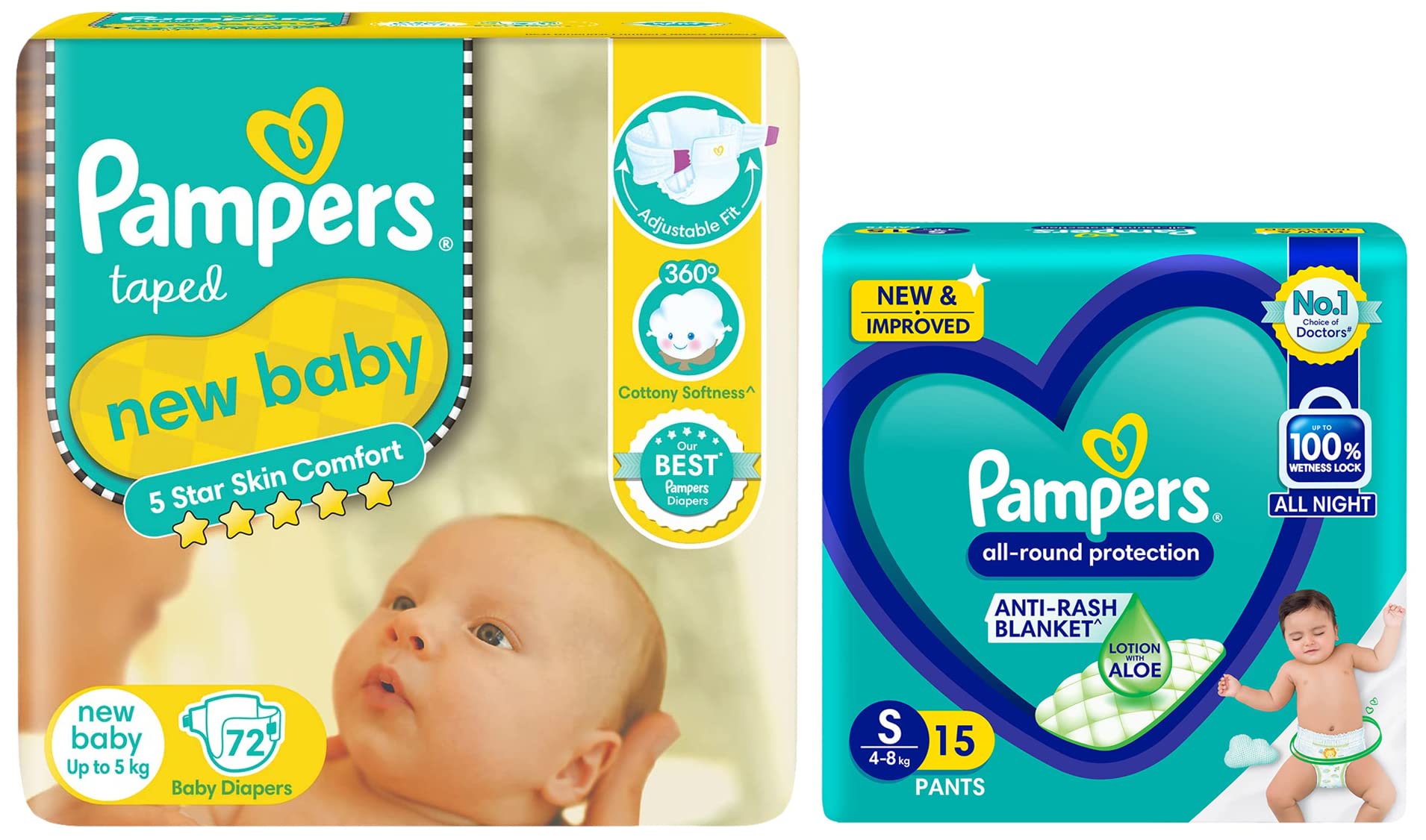pampers activ baby mini 100