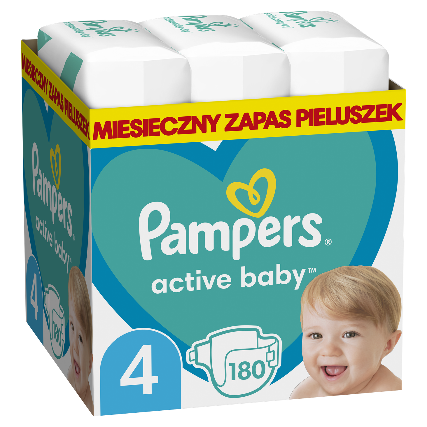 pampers active baby 4 9-14 kg ceneo