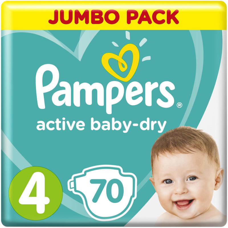 pampers active baby 4maxi 147szt