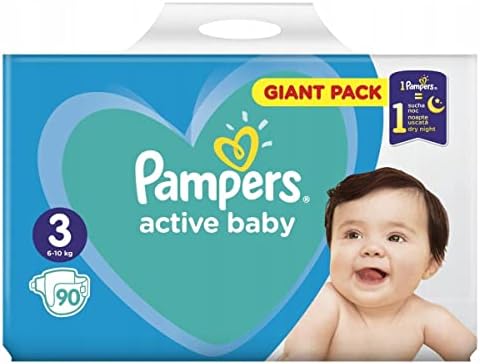 pampers active dry 1 100 szt