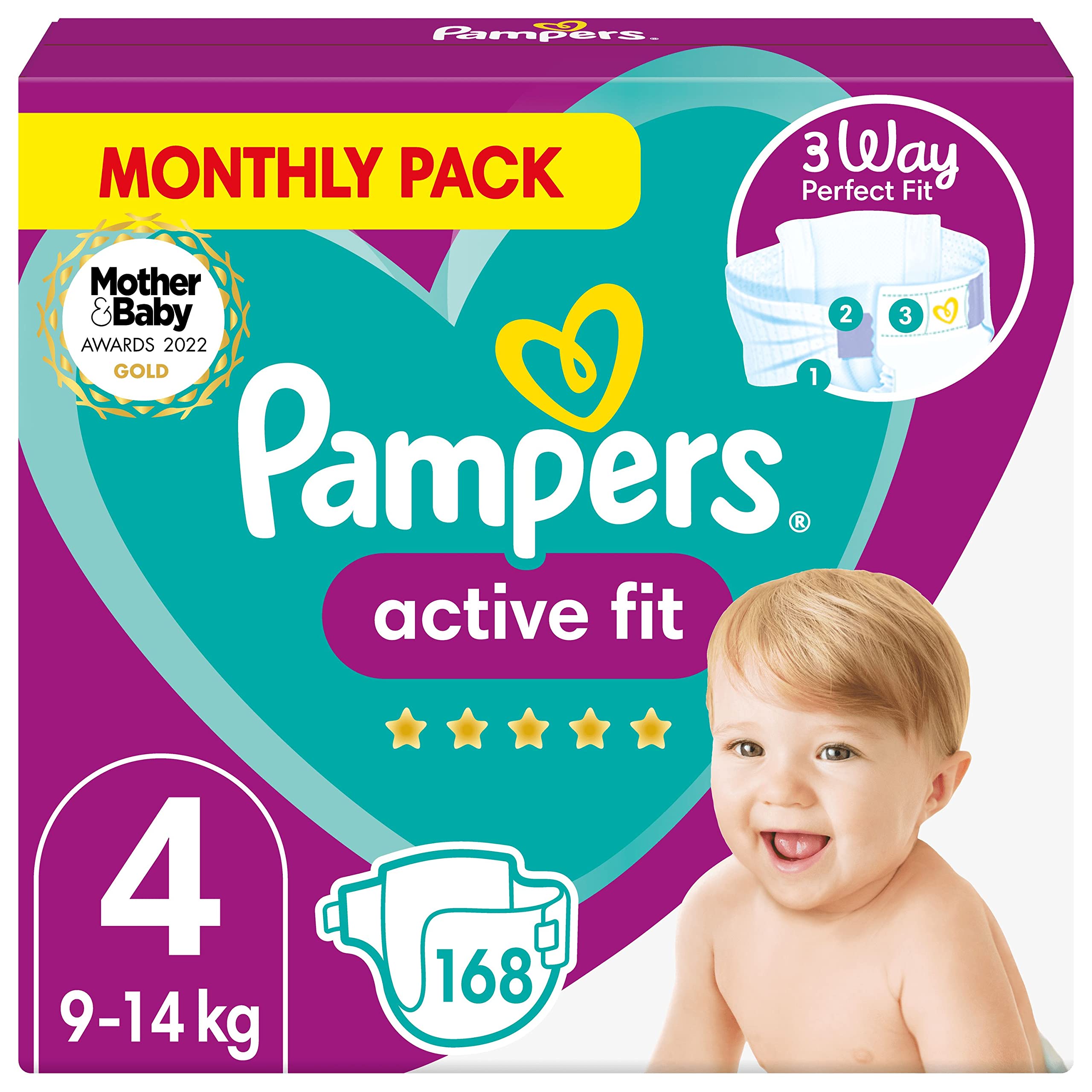 pampers active fit