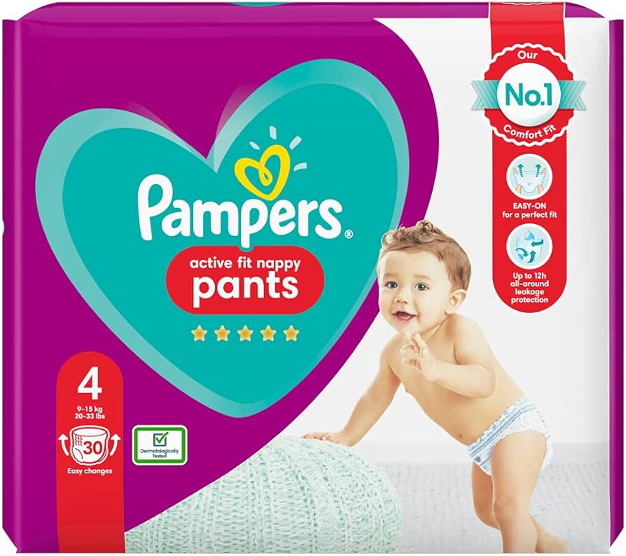 pampers active fit 4