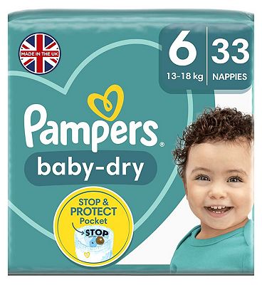 pampers baby dry boots