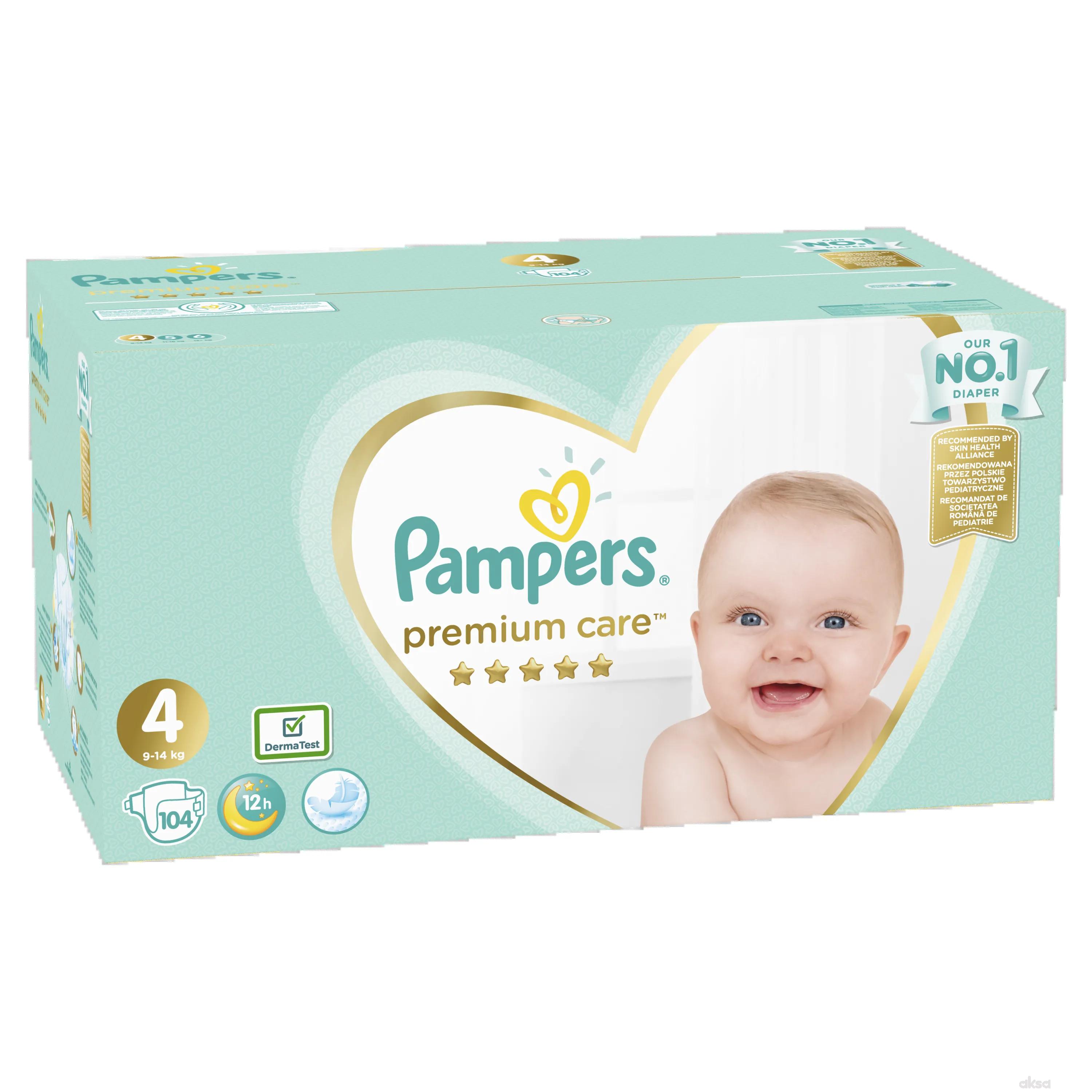 pampers care premium 4