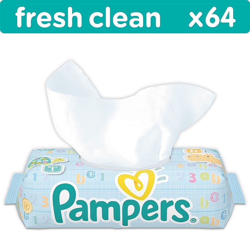 pampers chusteczki fresh clean 64