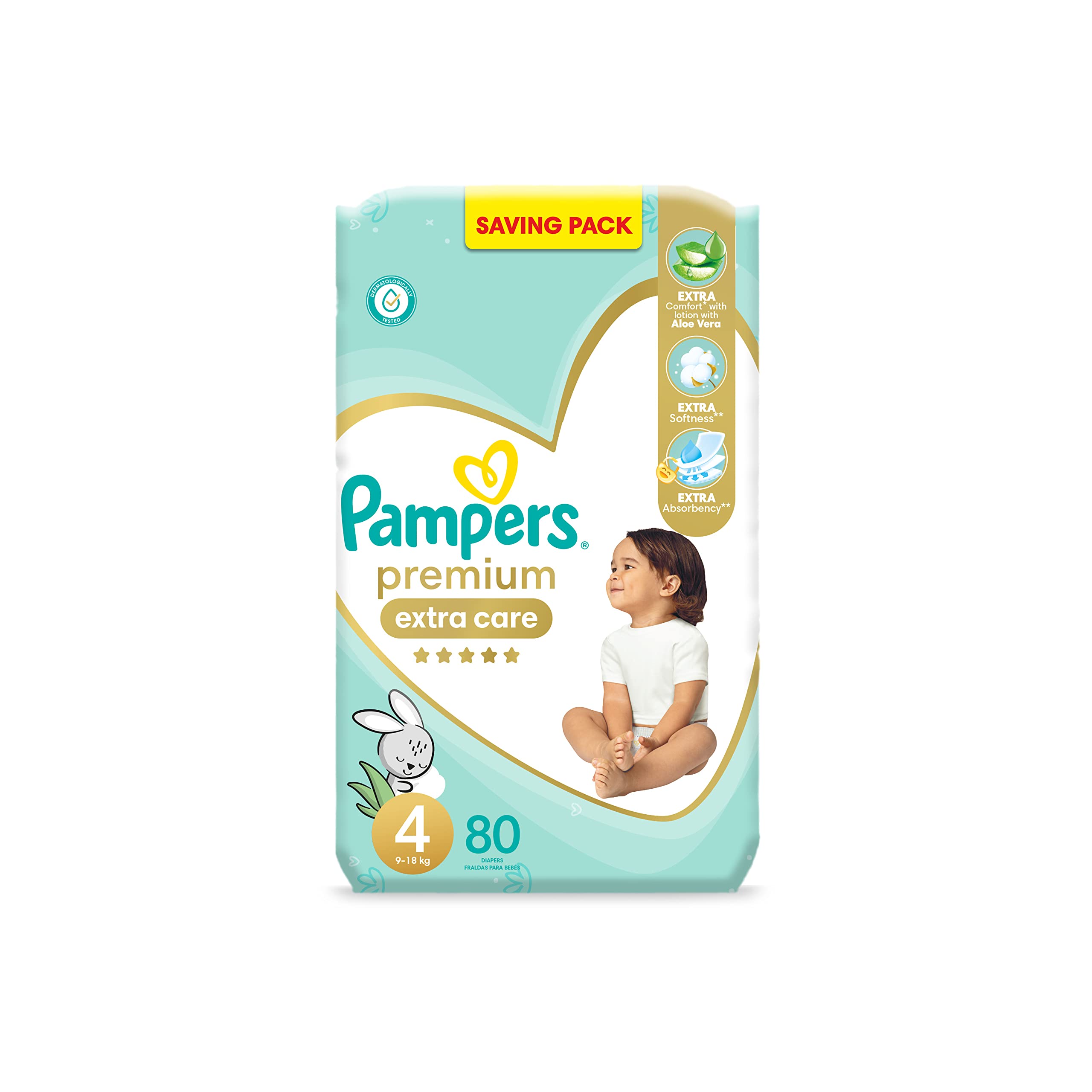 pampers extr care 2 80 szt