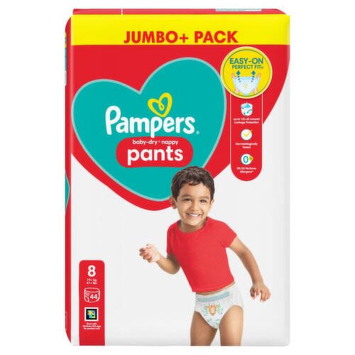 pampers jumbo paack size 8