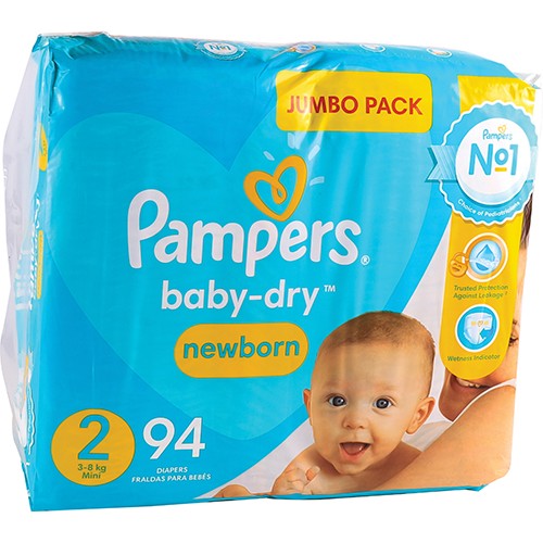 pampers new baby 2 mini 3-6kg