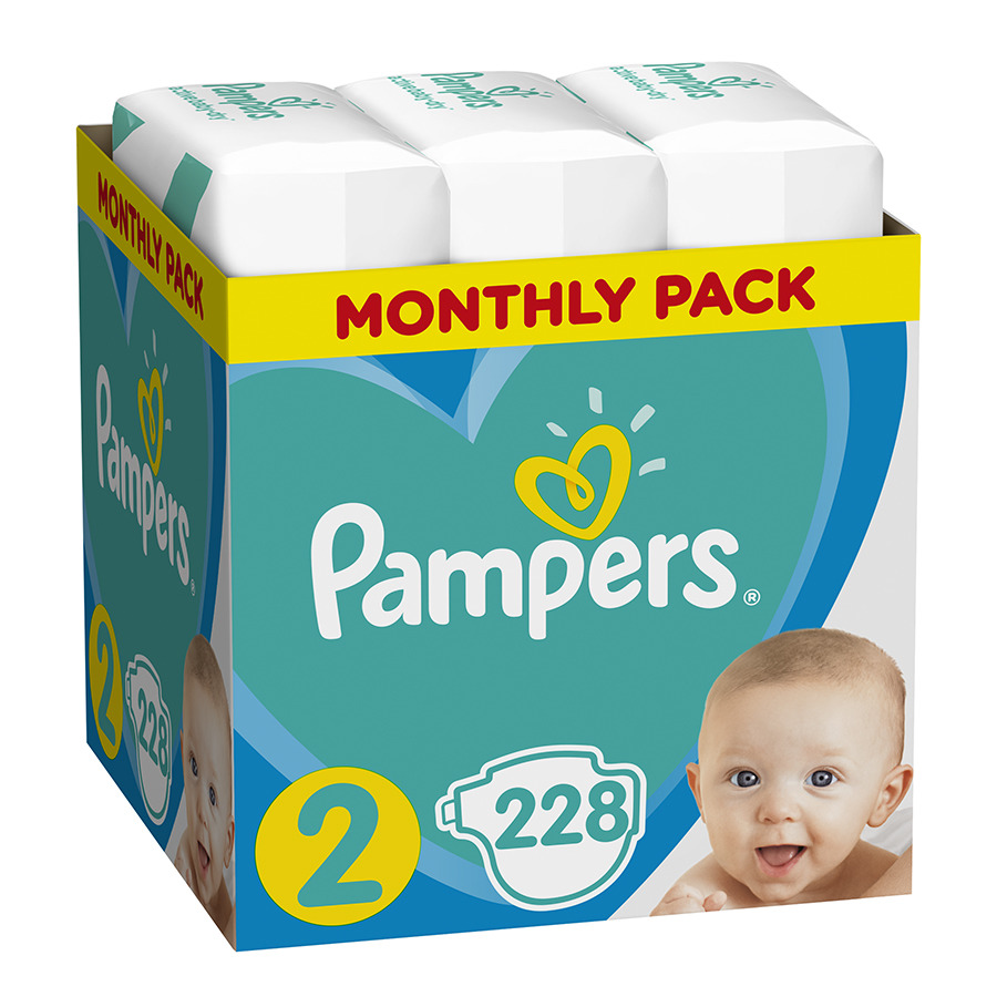 pampers new baby dry 2 cena 228 szt