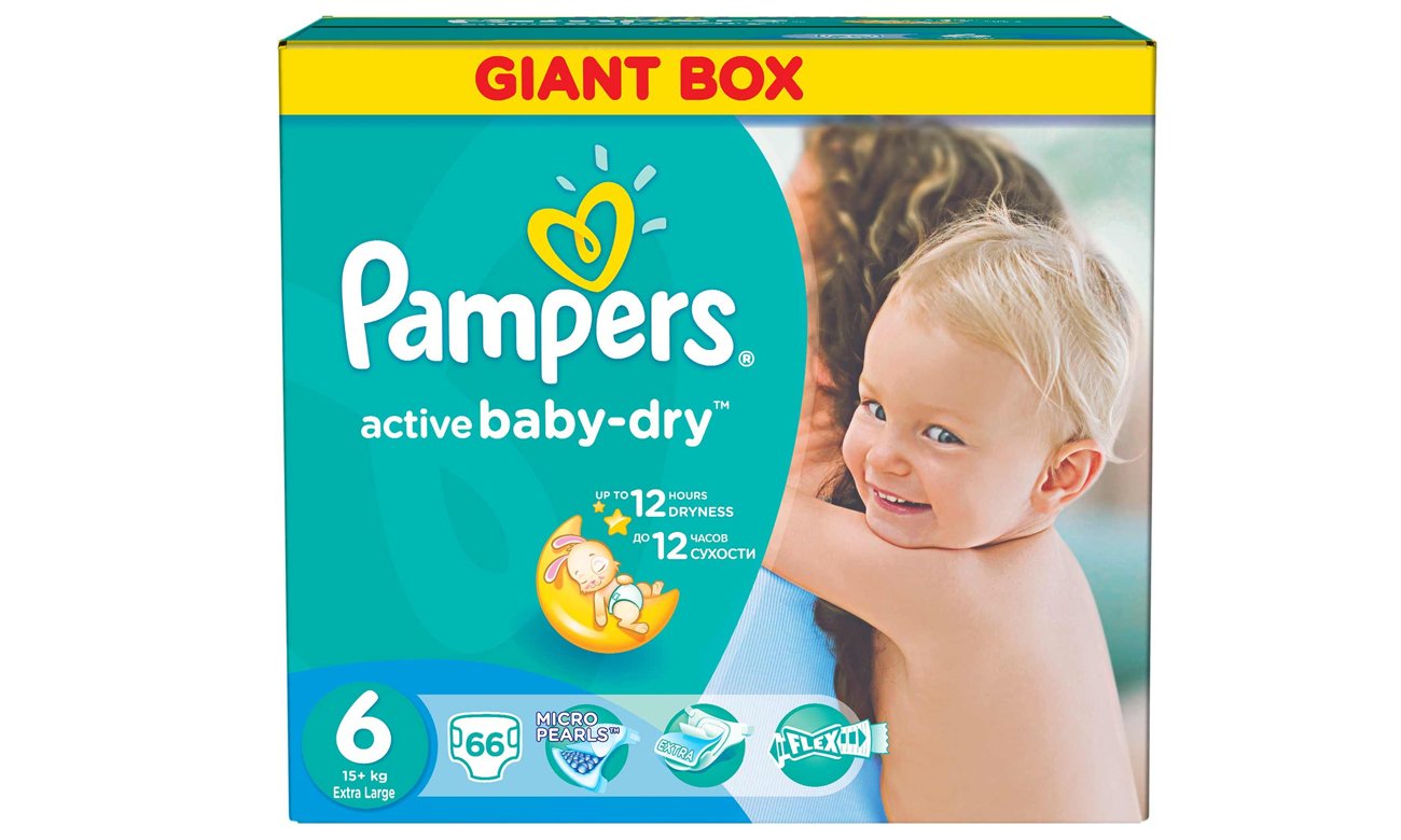 pampers od 6-12 ile sztuk w paczce