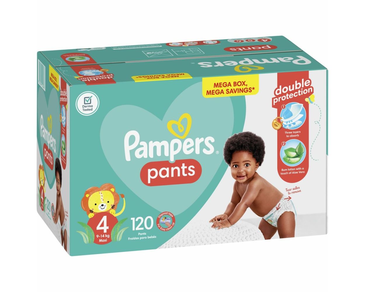 pampers pant mega box