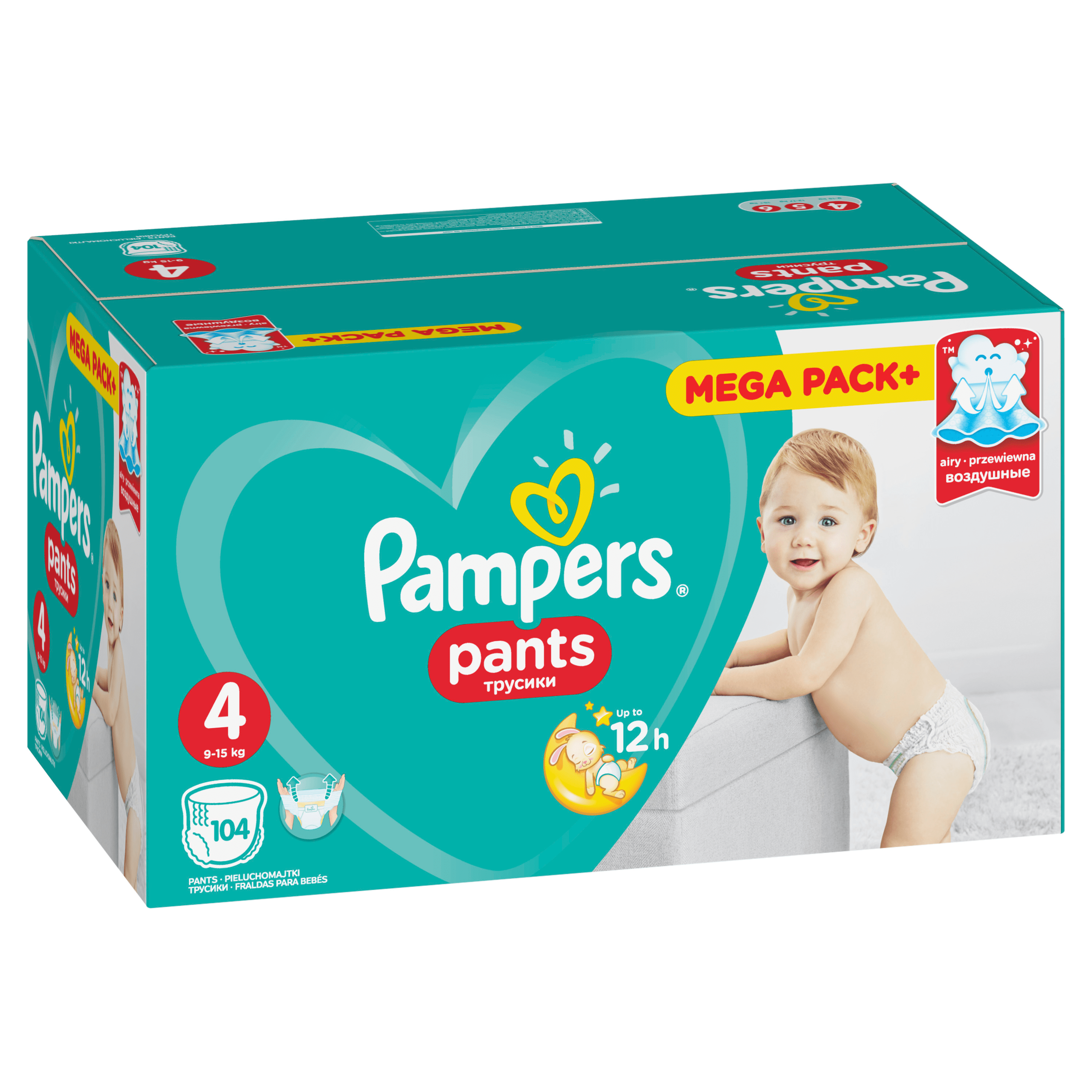 pampers pants 4 104 szt