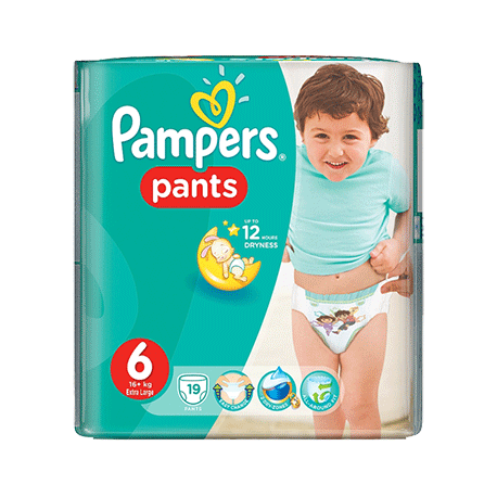 pampers pants 6 for boys