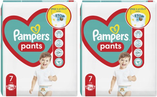 pampers pants 7 allegro