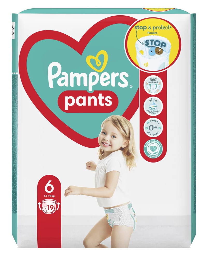 pampers pants girl 6