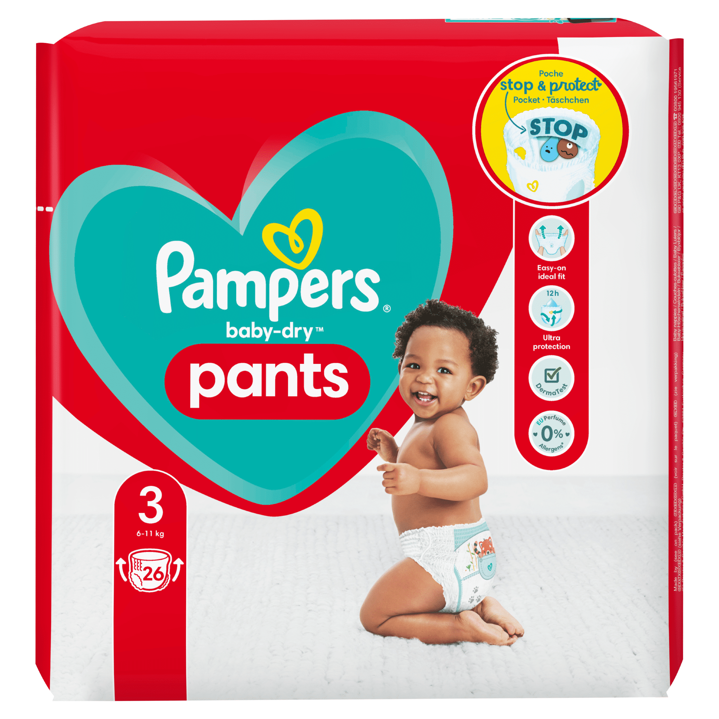 pampers pants roz 3 72szt