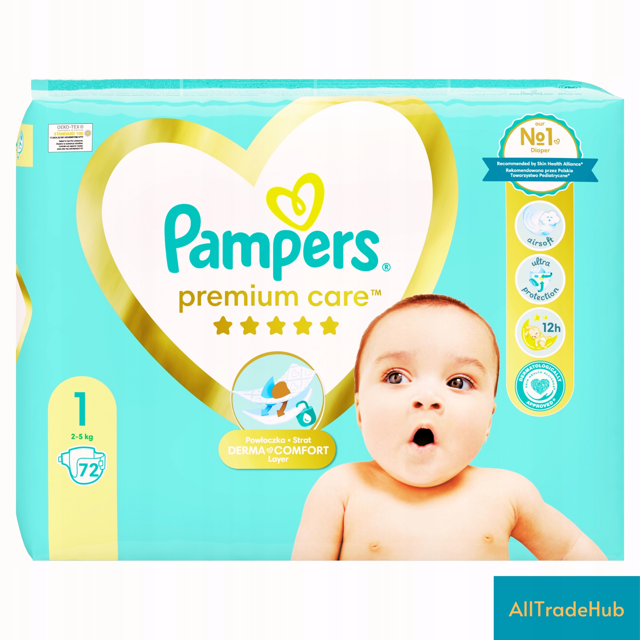 pampers premium baby pieluchy 1 2-5kg
