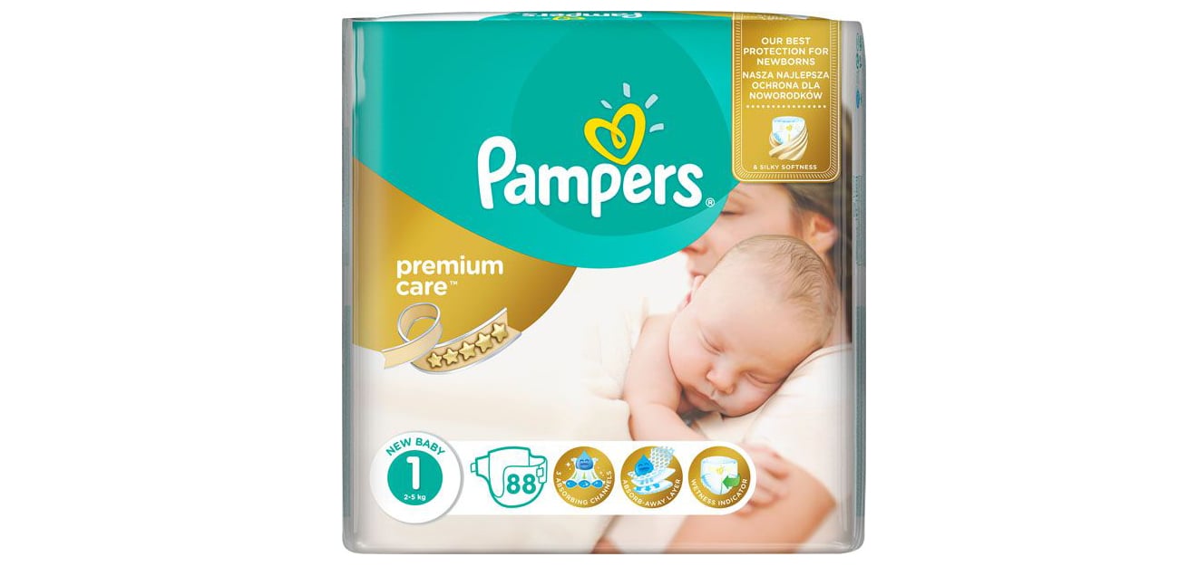 pampers premium care 1 88 szt cena