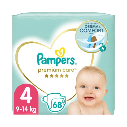 pampers premium care 4 68 sztuk