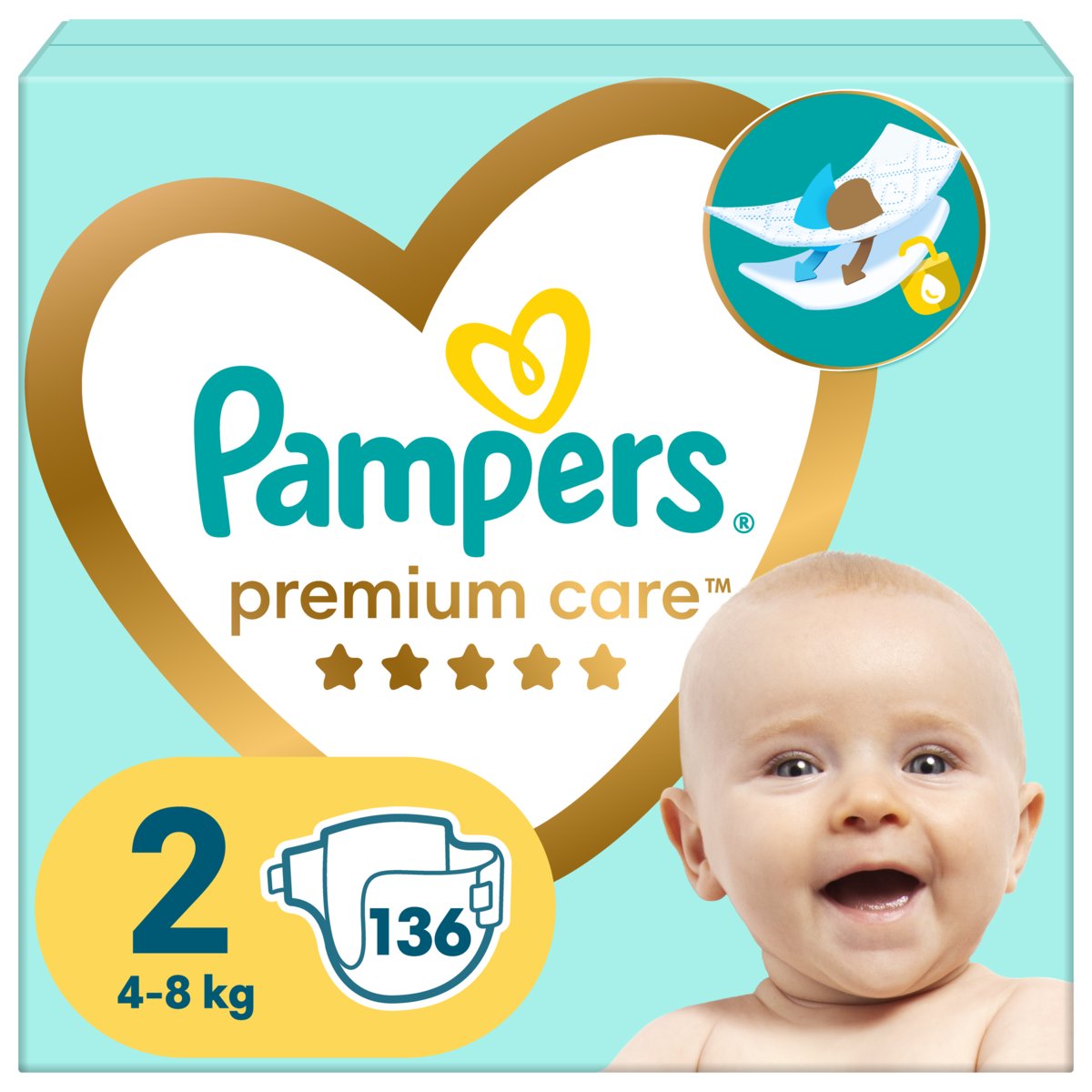 pampers premium care 66 sztuk