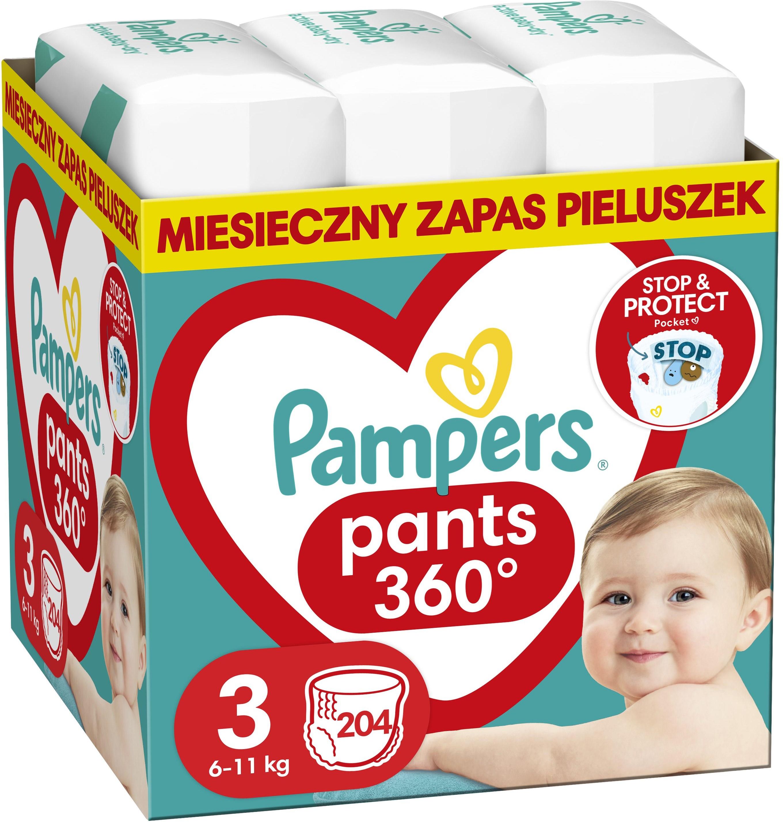 pampers premium care pieluchy 3 204szt zapas