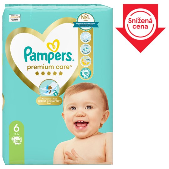 pampers premium care zielone a biale