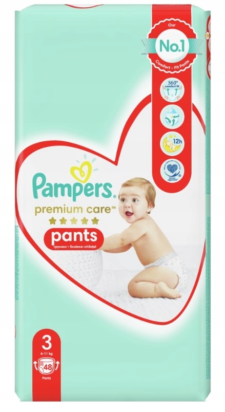 pampers przedział wagowy