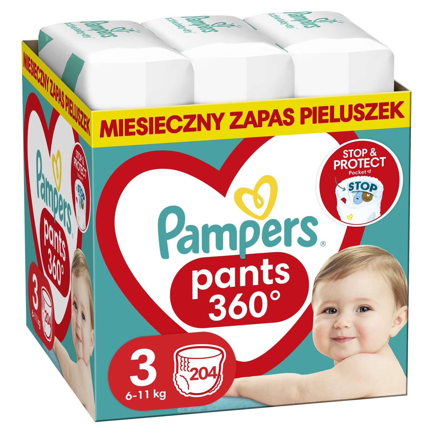 pampers roz 6 43 szt