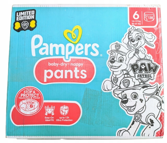 pampers rozm 6