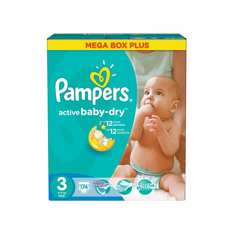 pampers rozmiar 3 174 szt