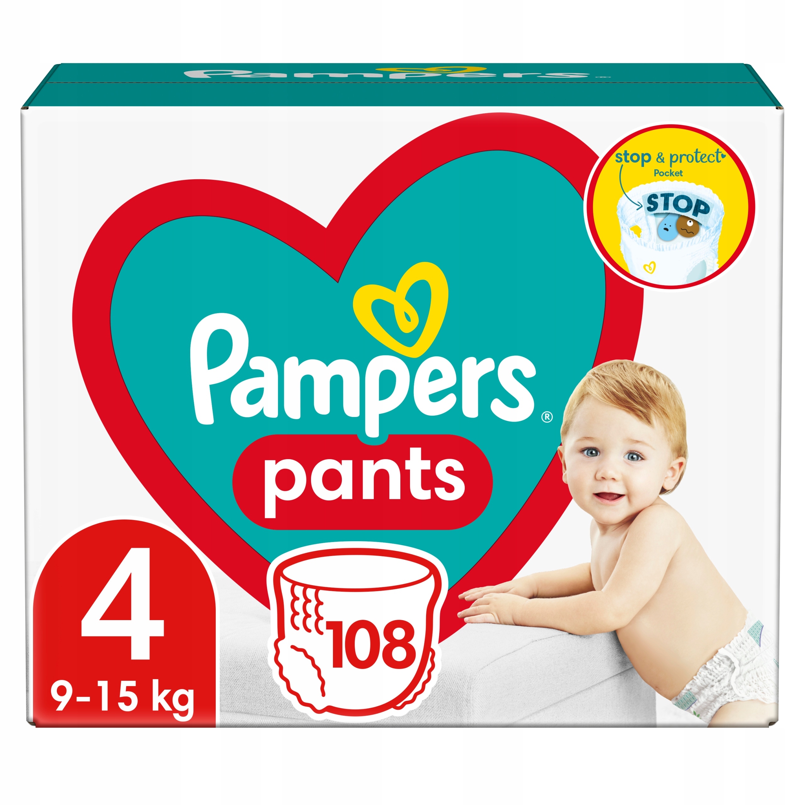 pampers rozmiar 4 nowe opakowanie