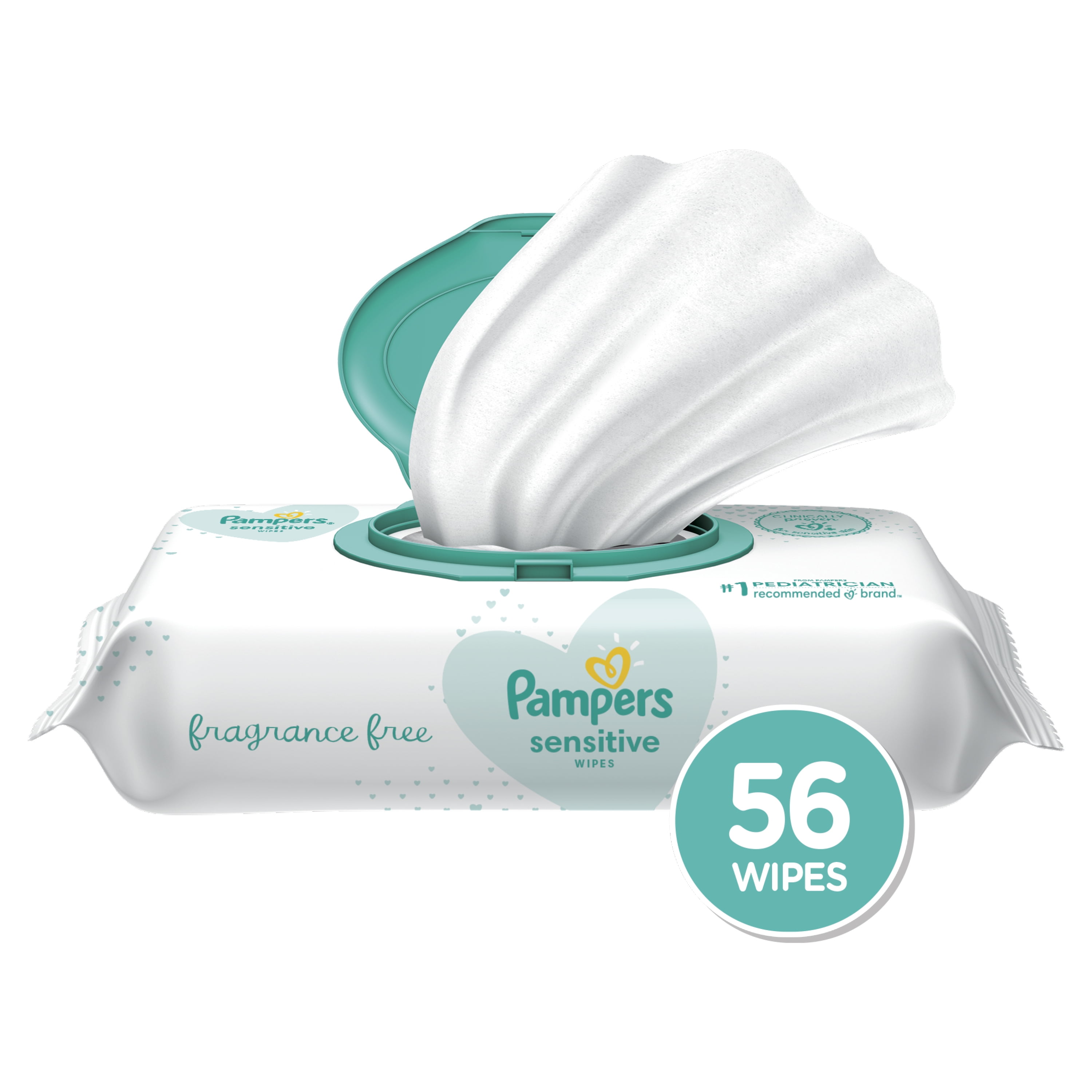 pampers sensitive 56 cena