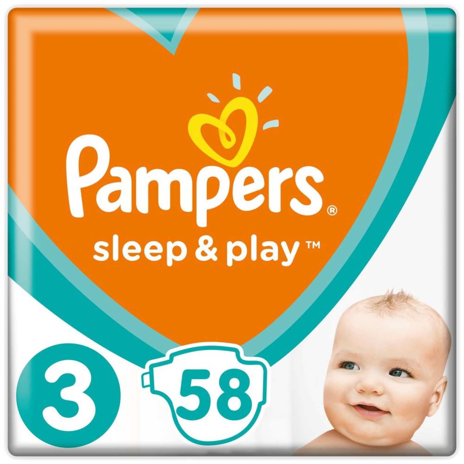 pampers sleep and play rozmiar 3 58 sztuk kaufland