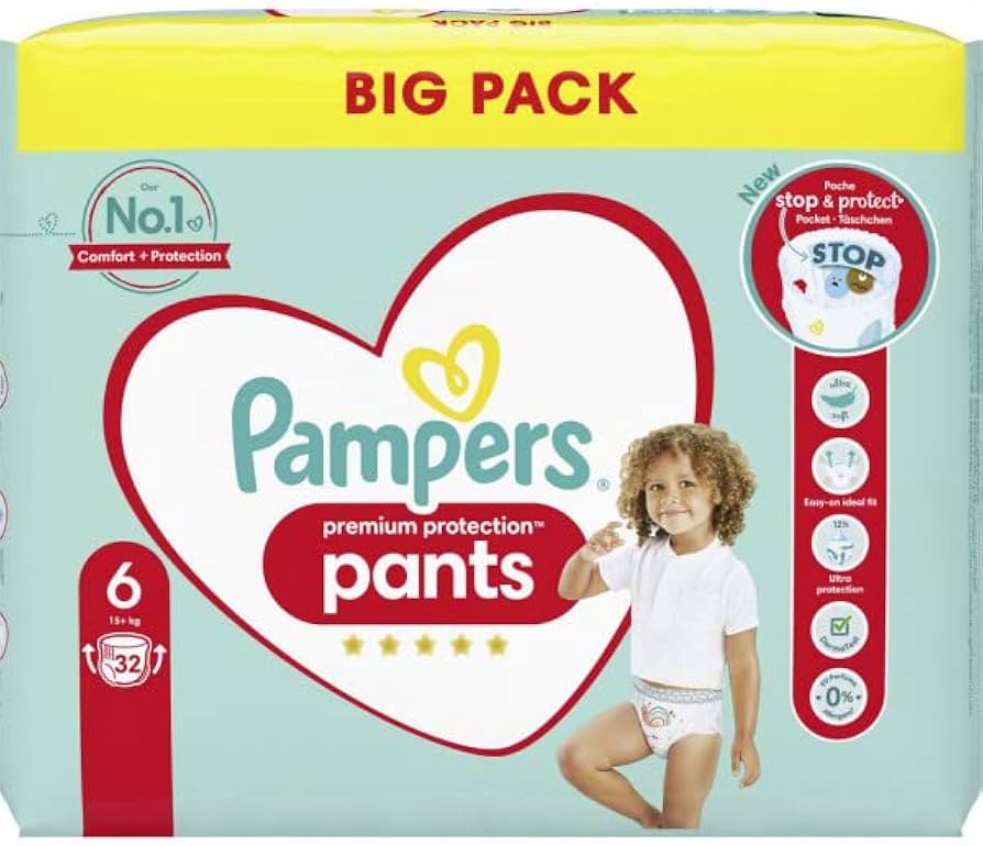 pampers zielony