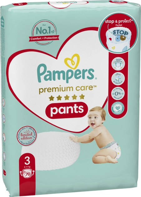 pantsy z firmy pampers rozmiary