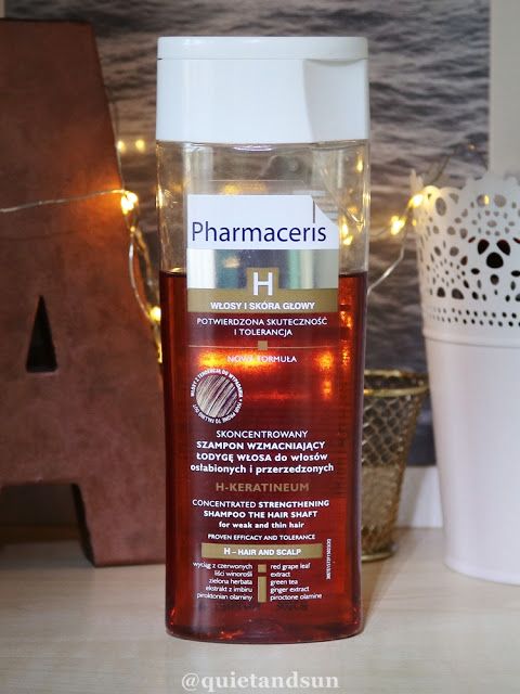 pharmaceris h-keratineum skoncentrowany szampon wzmacniający