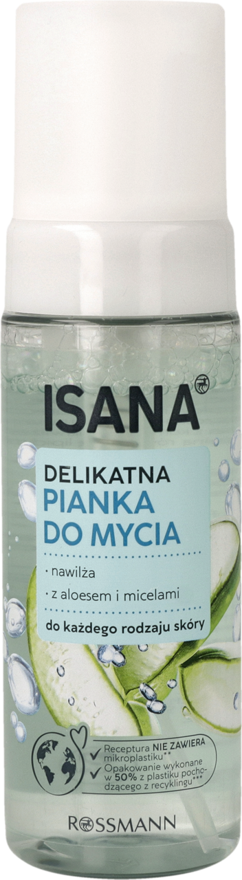 pianka isana do mycia twarzy