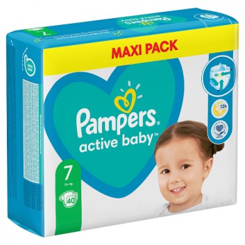 pieluchomajtki pampers 7 40 sztuk