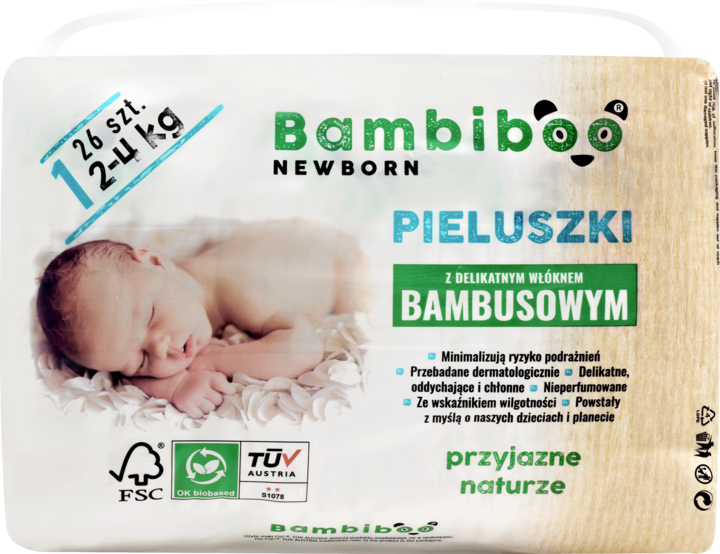 pieluchy bambusowe newborn