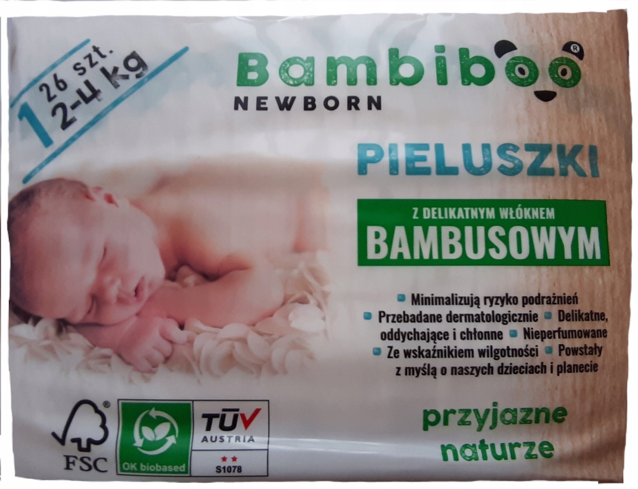 pieluchy bambusowe newborn