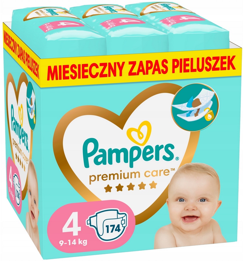 pieluchy małe paczki pampers