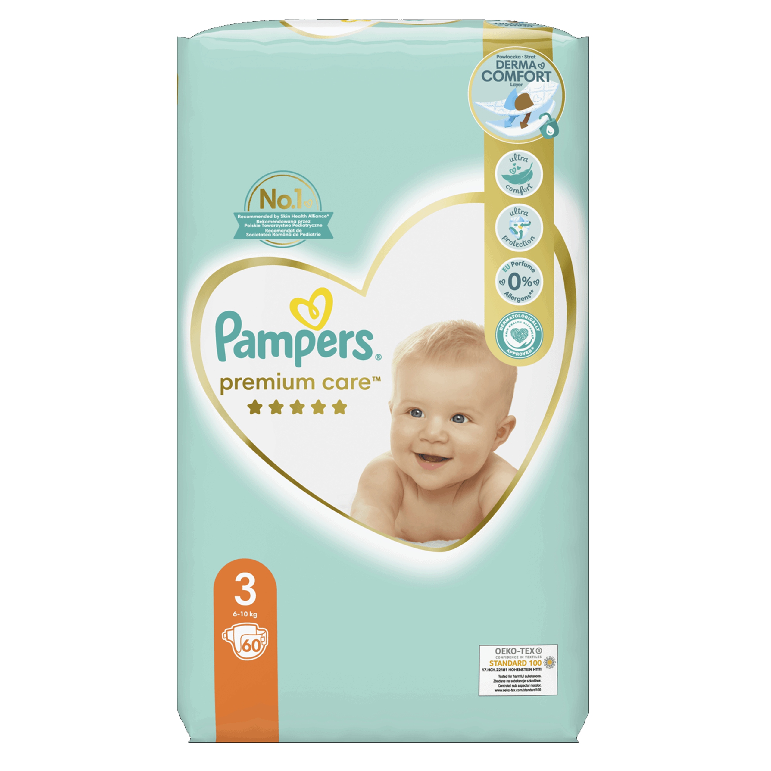 pieluchy pampers care 3